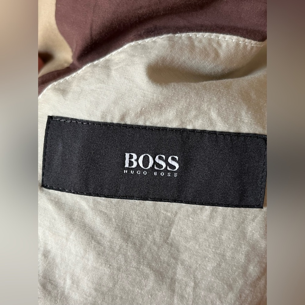 Hugo Boss Men’s Safari Field Jacket Coat tan 38R - Picture 10 of 12